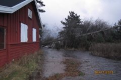 Vandet er højt ved Strandvejen